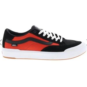 Vans retro look black leather sneaker mens 6.5 women’s 8.5